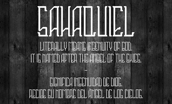 Sahaquiel FREE FONT